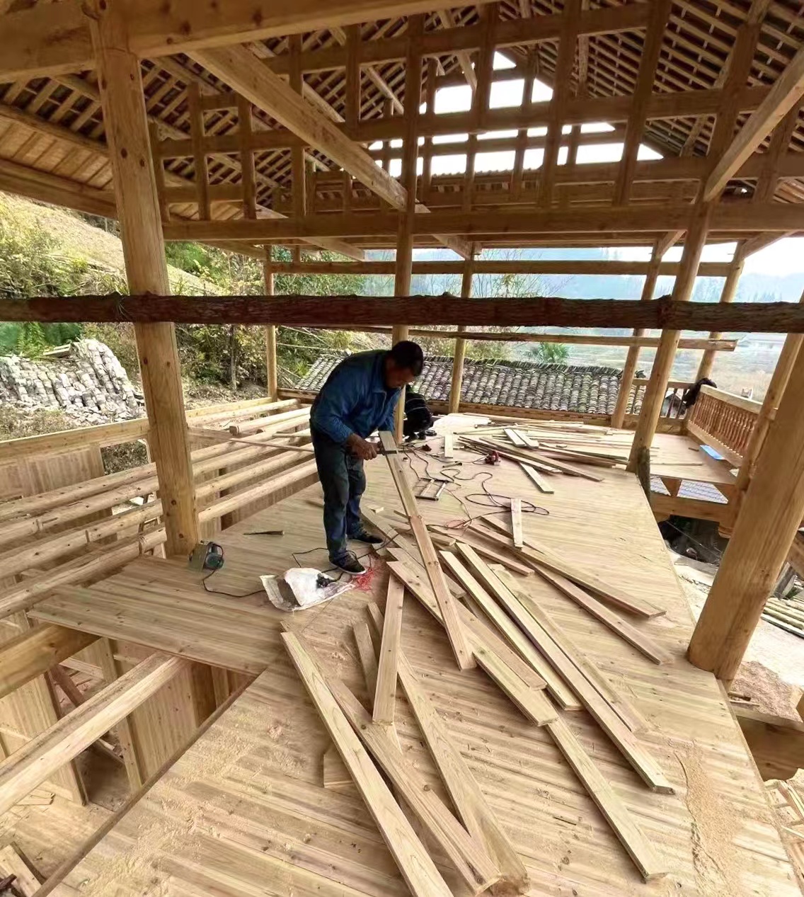 溆浦湘楚木作古建工程有限公司,土家吊腳樓,侗鄉鼓樓,侗鄉風雨樓哪里好