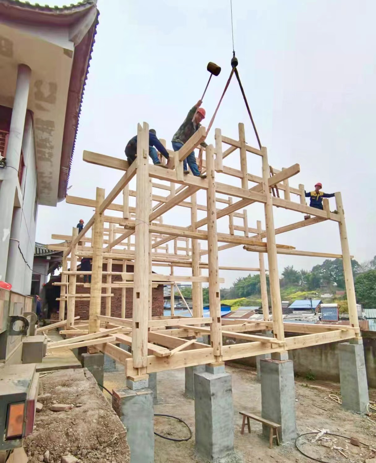 溆浦湘楚木作古建工程有限公司,土家吊腳樓,侗鄉鼓樓,侗鄉風雨樓哪里好