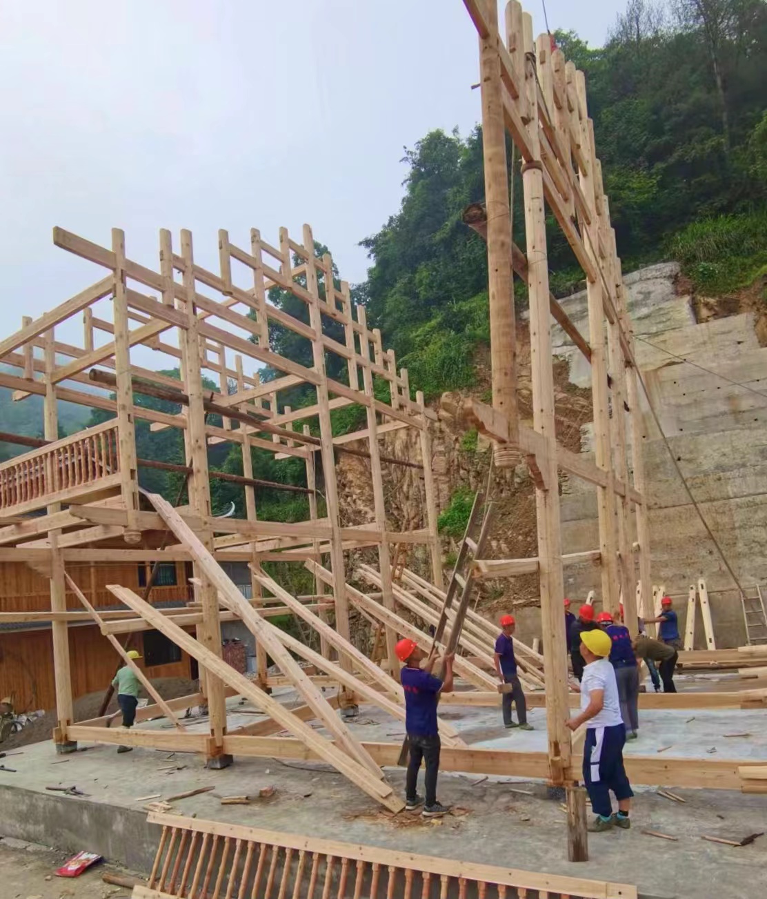 溆浦湘楚木作古建工程有限公司,土家吊腳樓,侗鄉鼓樓,侗鄉風雨樓哪里好